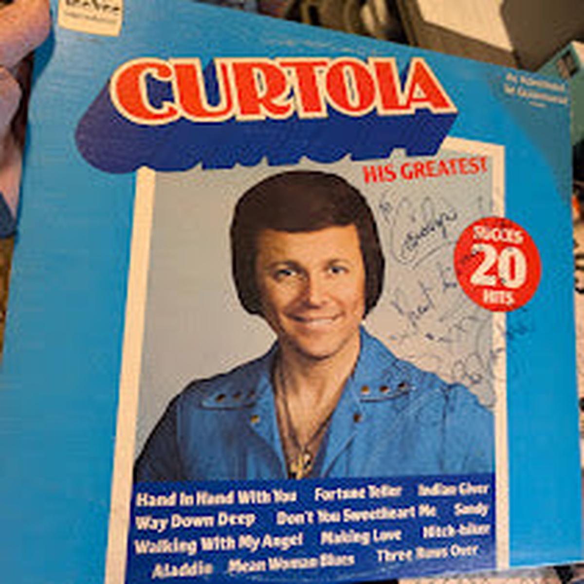 Bobby Curtola, Curtola  His Greatest - 20 hits - Vinyl   AUTOGRAPHED
