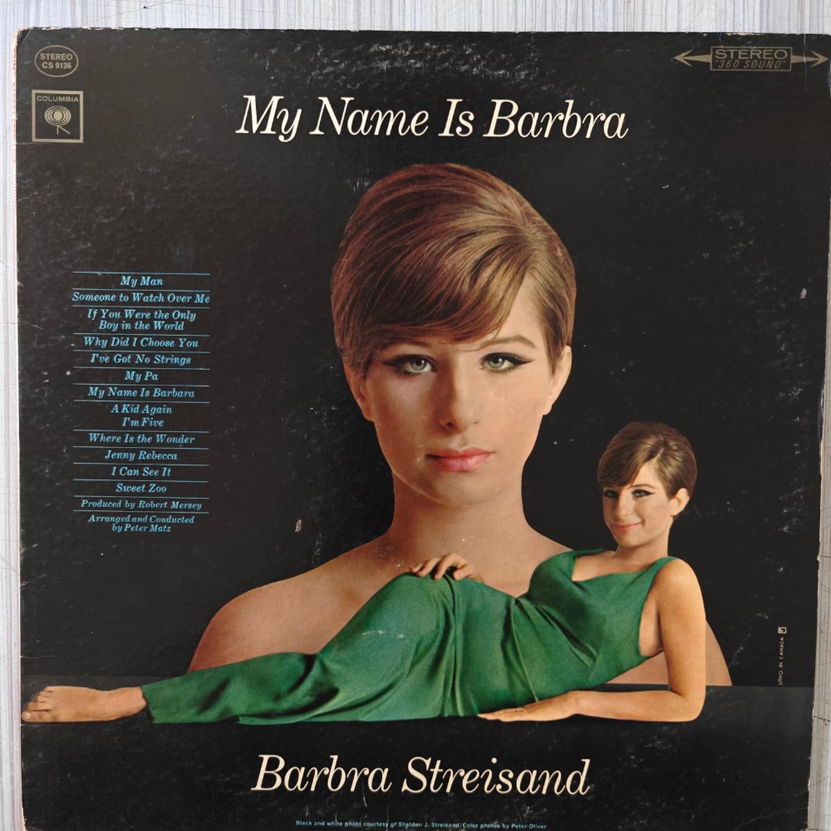 Barbra Streisand - My Name Is Barbra ( (Used Vinyl - VG) PJ Marketplace