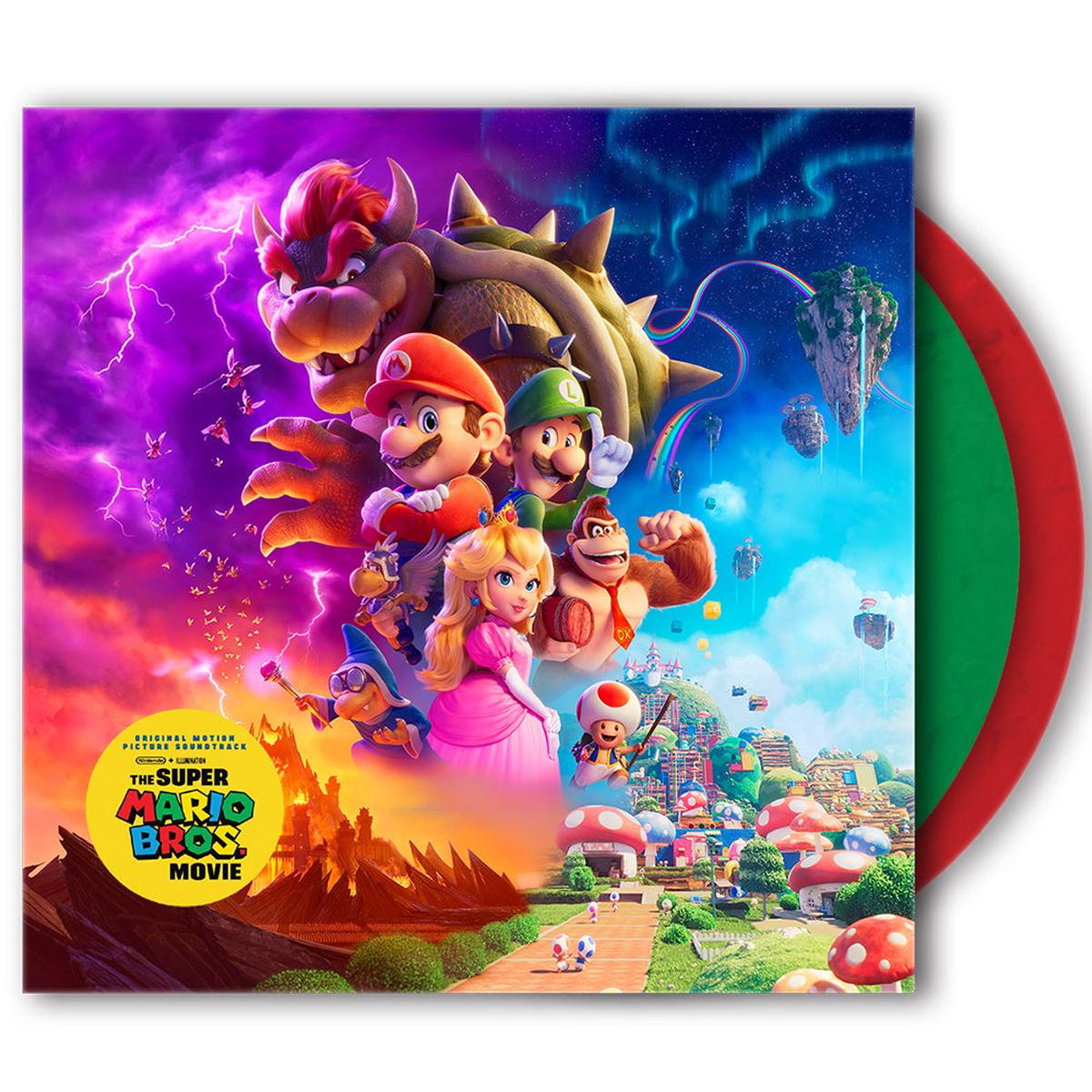 The Super Mario Bros. Movie 2xLP Vinyl Original Soundtrack Audio Vinyl