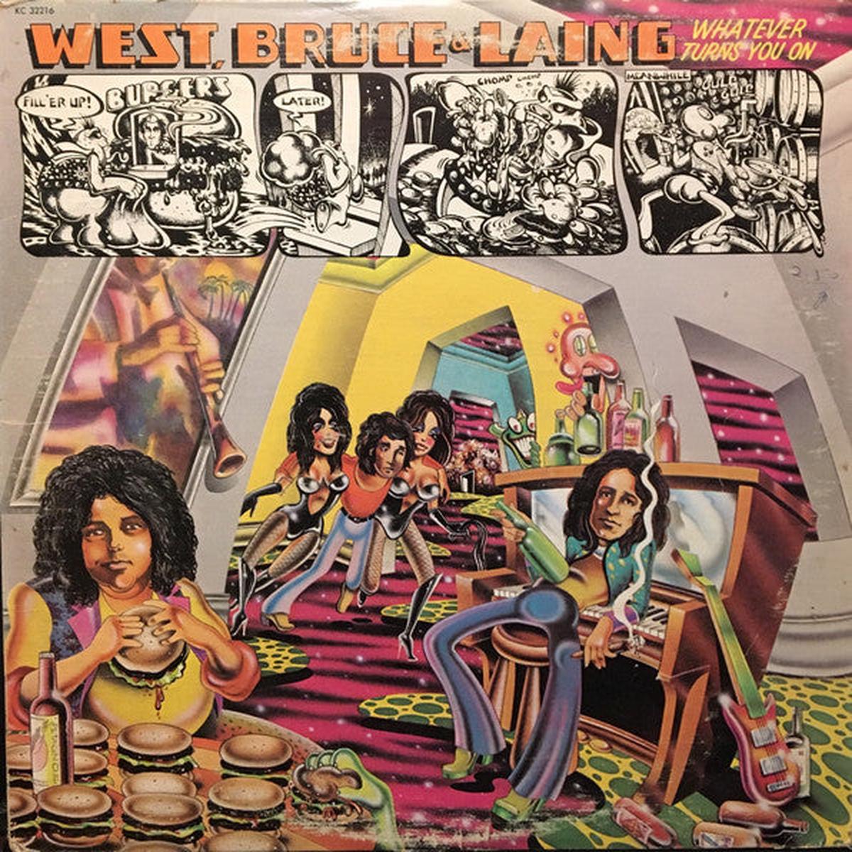 West, Bruce & Laing Whatever Turns You On 1973Rock Style: Classic Rock (Vinyl)