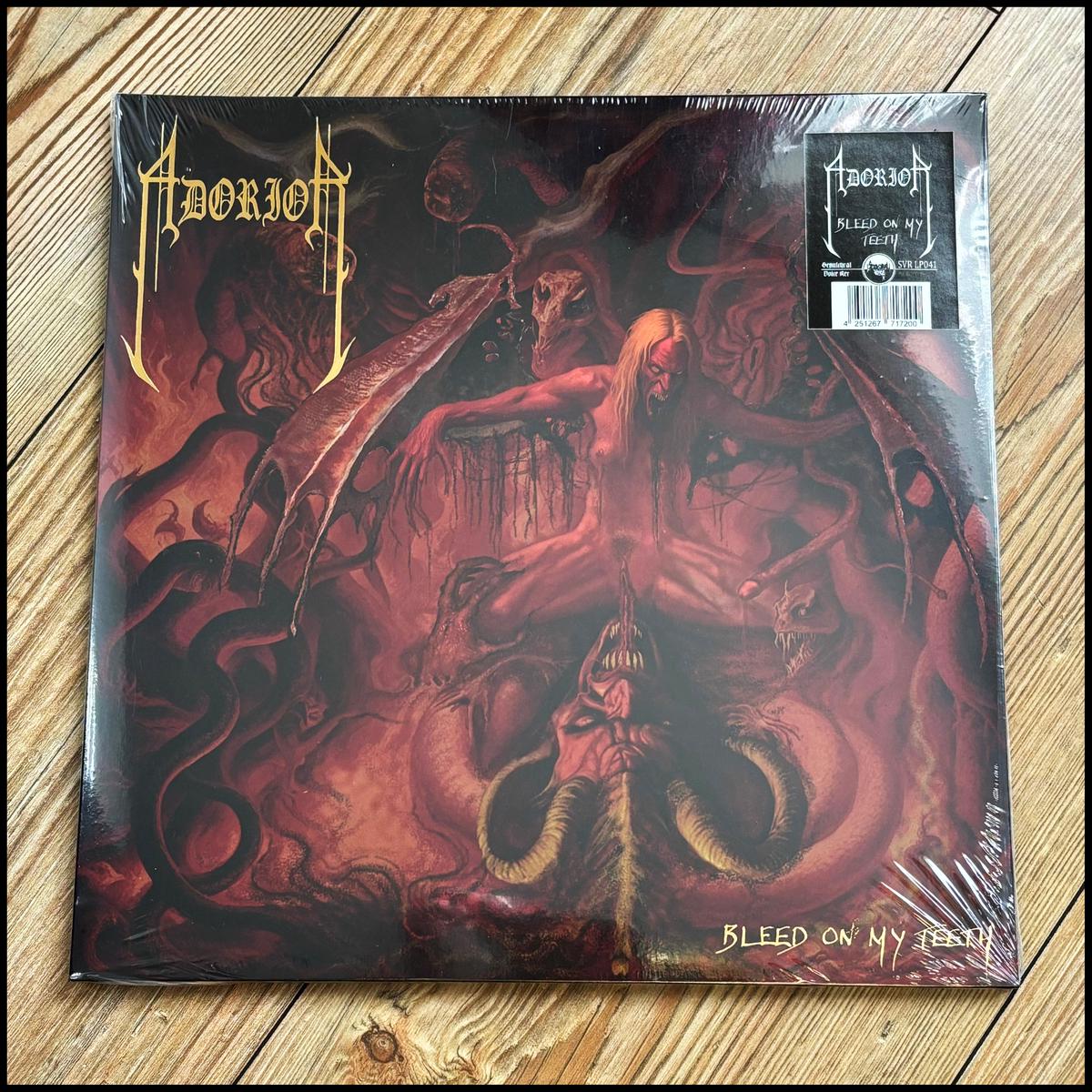 ADORIOR: Bleed On My Teeth LP (comeback album from British black metal veterans) *new, sealed*