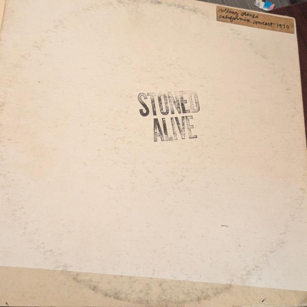 The Rolling Stones Stoned Alive - Not On Label (The Rolling Stones) RARE