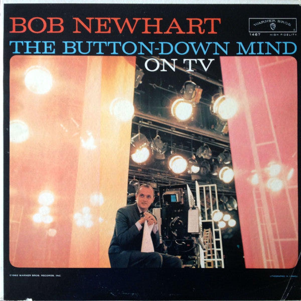 Bob Newhart The Button-Down Mind On TV -1962 Comedy (Rare Vinyl)
