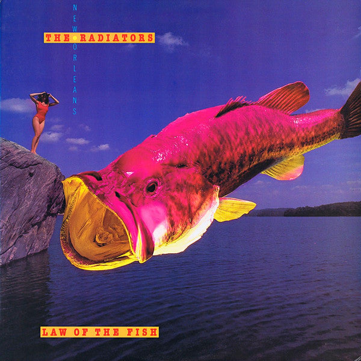 The Radiators Law Of The Fish - 1987-Rock, Funk / Soul Southern Rock, Bayou Funk (Vinyl) Mint Copy