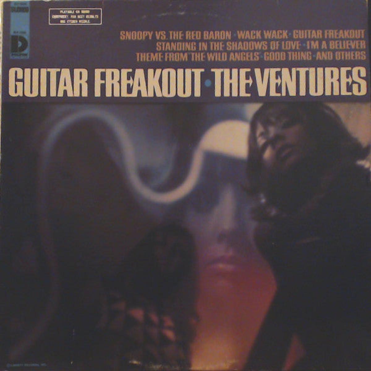 The Ventures  Guitar Freakout - 1967-Rock Style: Surf, Psychedelic Rock (Rare Vinyl)