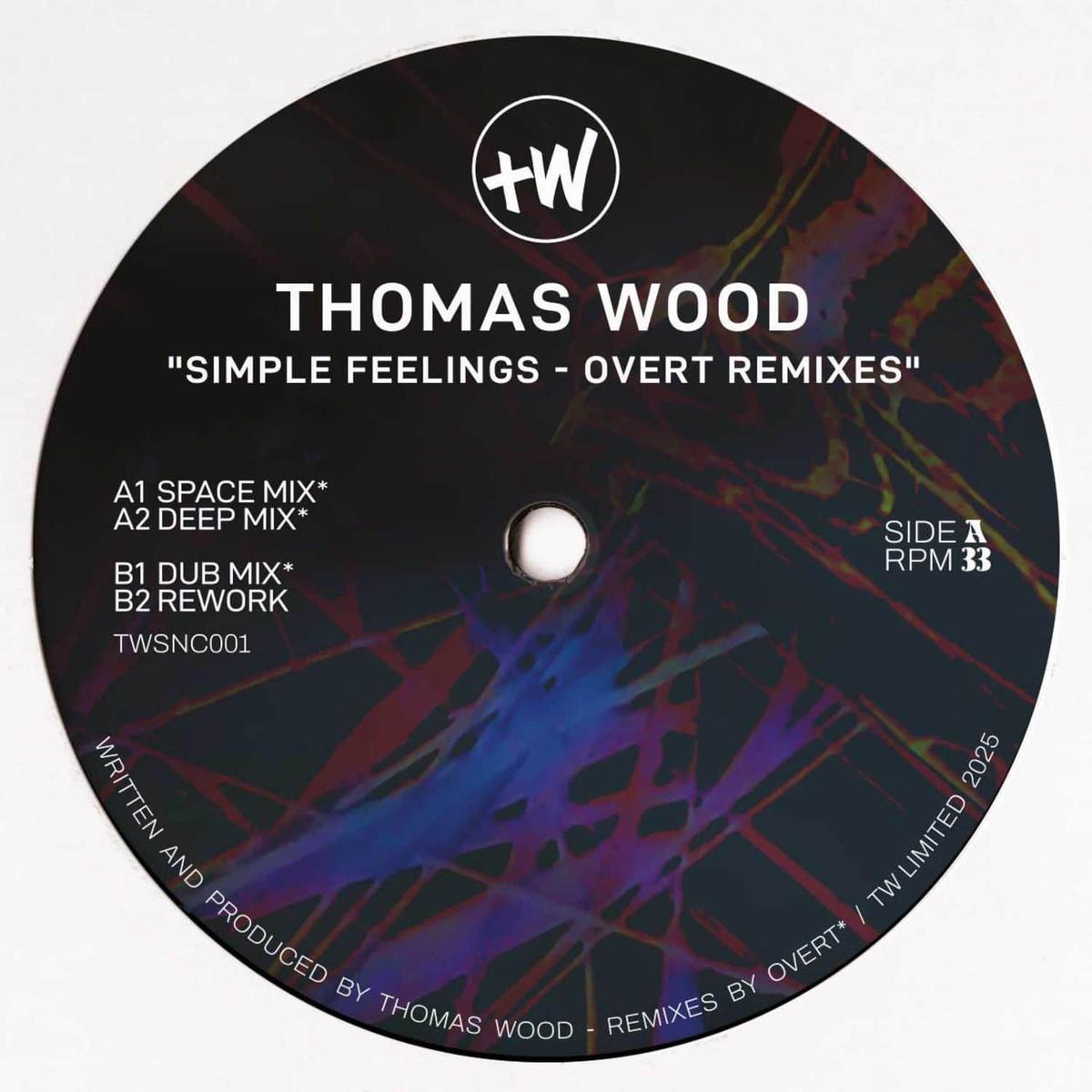 THOMAS WOOD SIMPLE FEELINGS - OVERT REMIXES