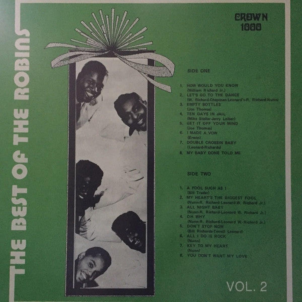 The Robins The Best Of The Robins Vol.2 - Blues Style: Rhythm & Blues, Doo Wop - (vinyl)