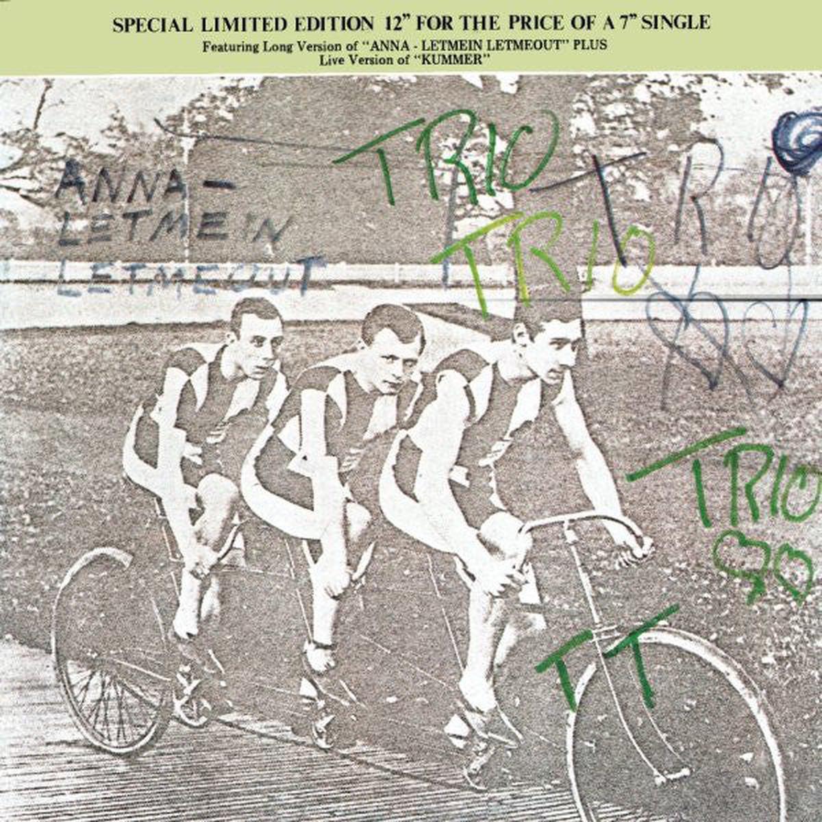 Trio Anna - Letmein Letmeout - 1982- Vinyl, 12", 45 RPM, Limited Edition - Alternative Rock, Synth-pop
