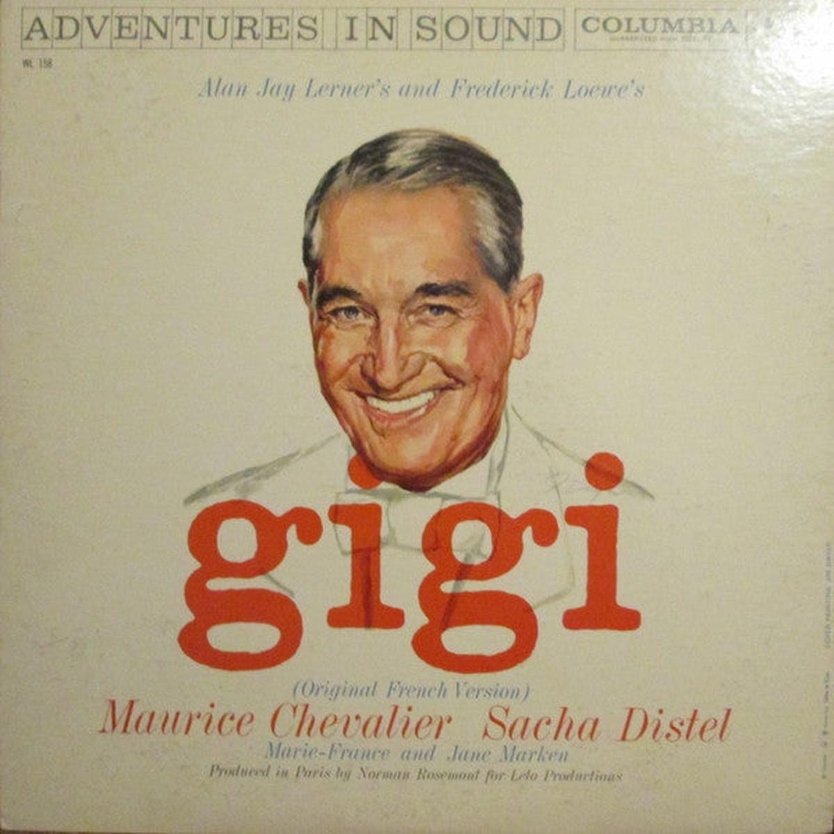 Alan Jay Lerner And Frederick Loewe Gigi (Original French Version) -1958-Soundtrack, Score, Musical (Vinyl)