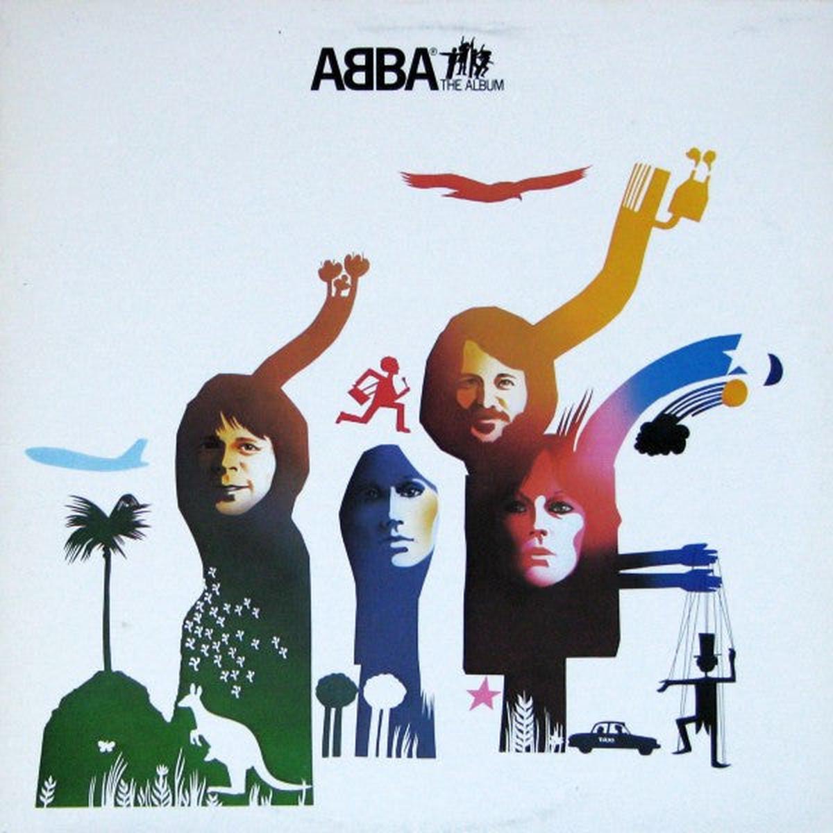 ABBA  The Album -1977 pop  (Vinyl) Dirty Cover / Great Vinyl