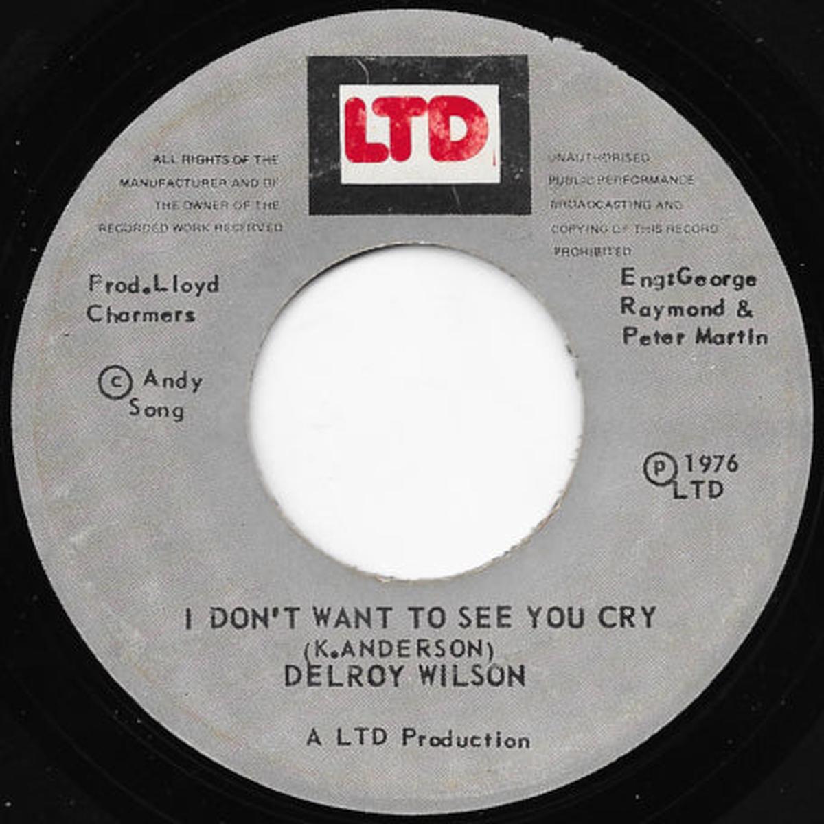 I Don't Want To See You Cry / Dub Don't Cry