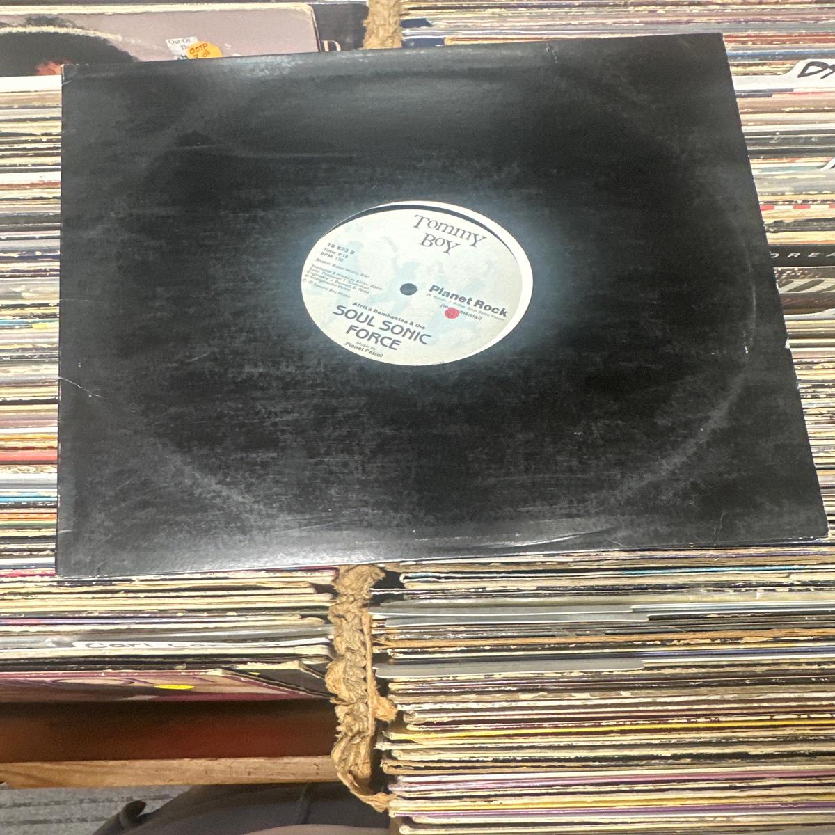 Afrika Bambaataa & The Soul Sonic Force* Music By Planet Patrol  Planet Rock 12' Vinyl LP VG