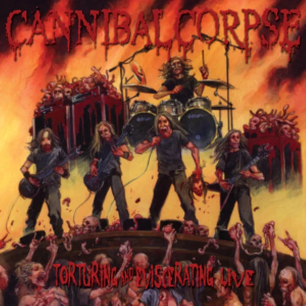 Cannibal Corpse - Torturing & Eviscerating Live cassette
