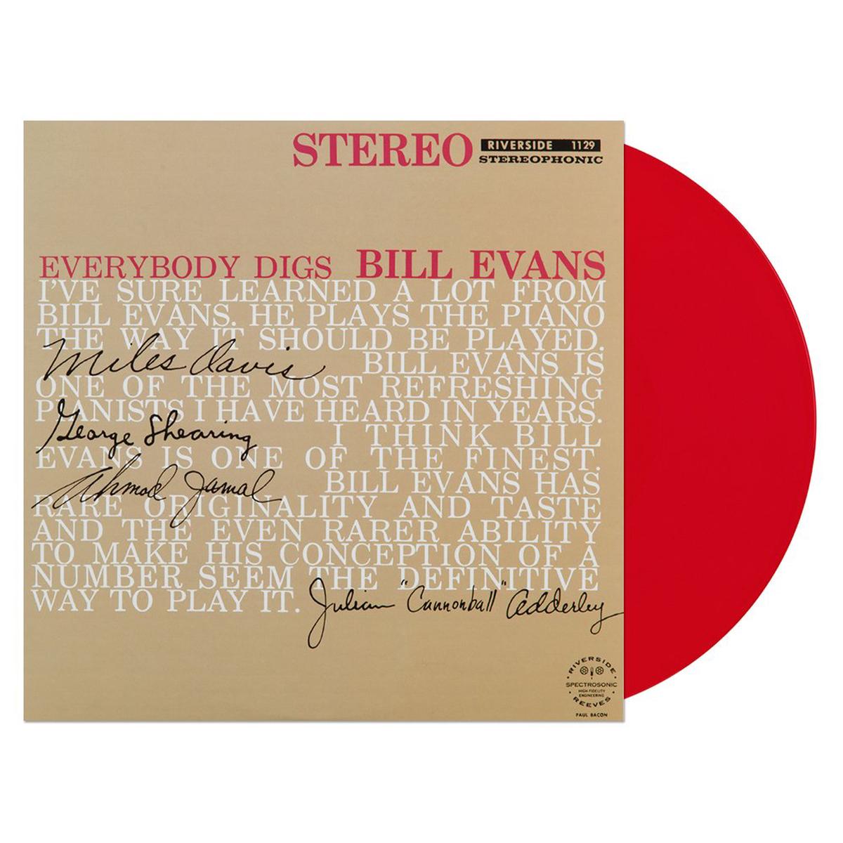 Bill Evans - Everybody Digs Bill Evans LP (180g, Red Vinyl)