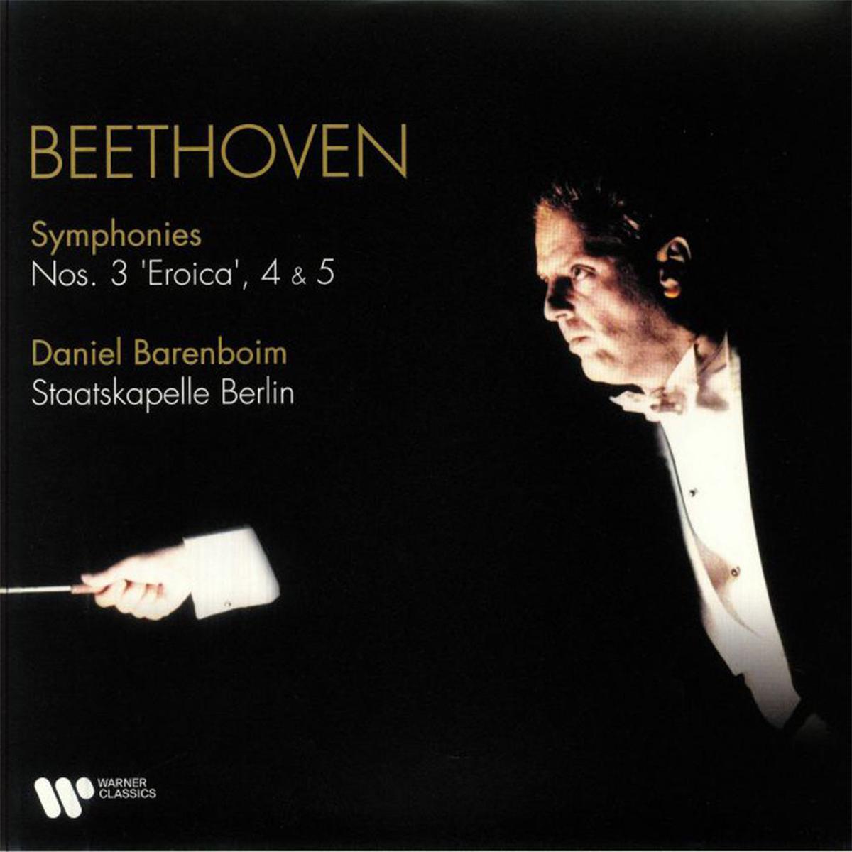 Beethoven: Symphonies 3 Eroica, 4 & 5 - Daniel Barenboim & Staatskapelle Berlin (Vinyl) (BD)