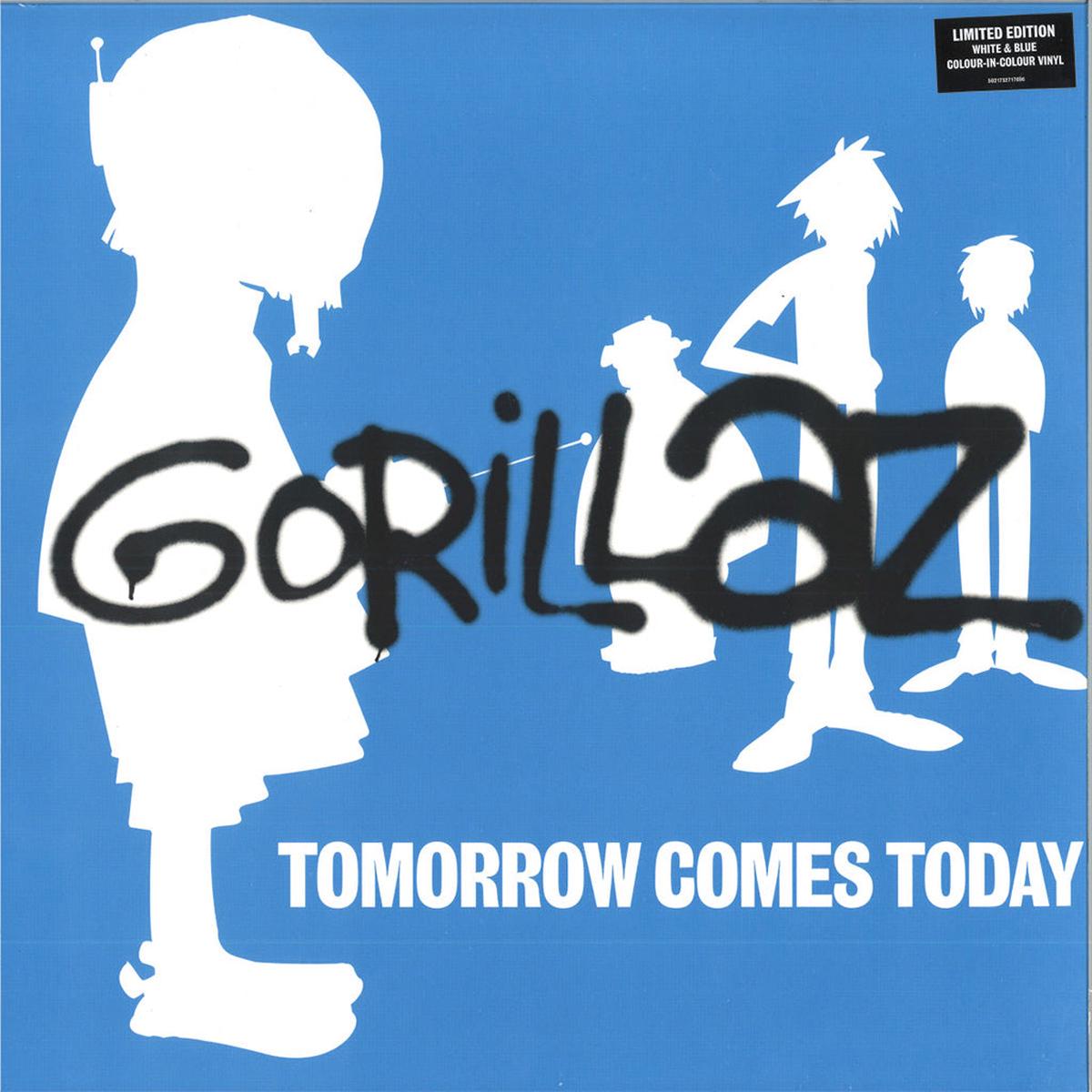 Tomorrow Comes Today (EU Press) (White/Blue Vinyl) - Gorillaz (Vinyl) (BD)