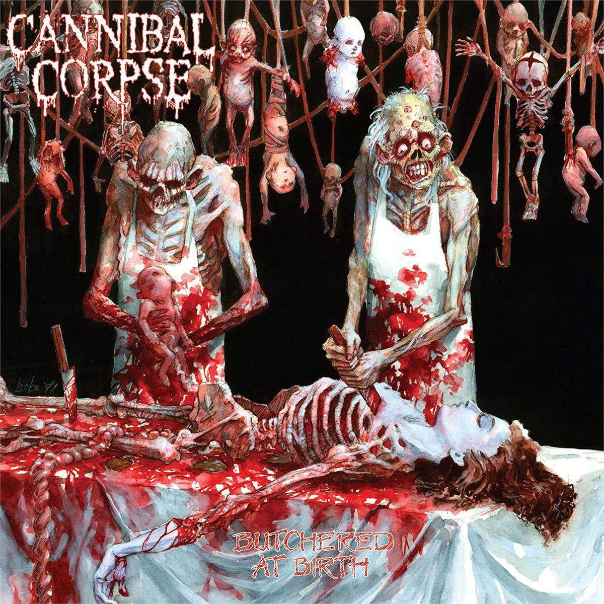Cannibal Corpse Butchered At Birth LP (Clear Vinyl)