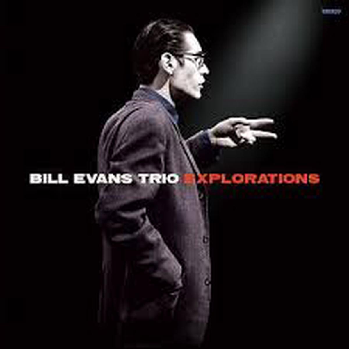 Bill Evans Trio - Explorations LP (Limited Edition, 180 Gram Vinyl, Red Colored Vinyl, Bonus Tracks)