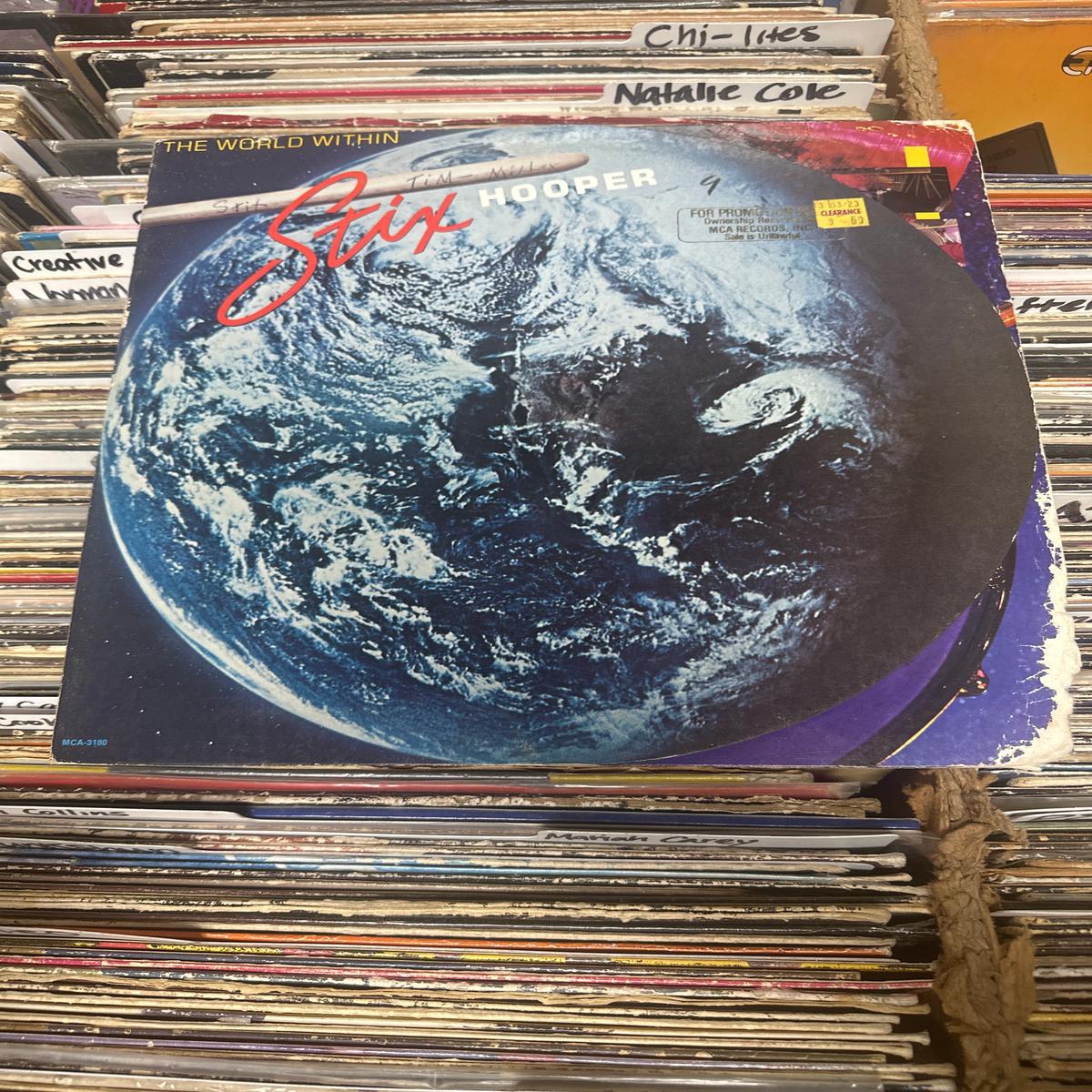 Stix Hooper*  The World Within Vinyl LP MCA-3180 VG+/VG